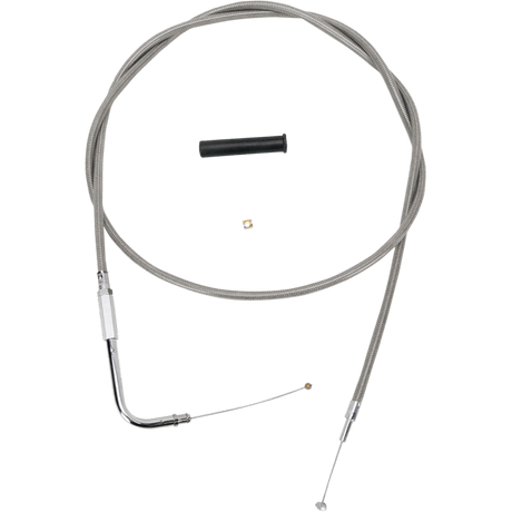 DRAG SPECIALTIES S/STEEL THROTTLE CABLE (5332156B) - DRIVEN Canada's Powersports 0650 - 10795332156B