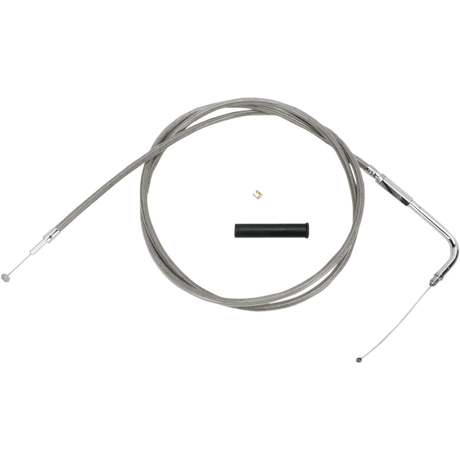 DRAG SPECIALTIES S/STEEL THROTTLE CABLE (5332158B) - DRIVEN Canada's Powersports 0650 - 10815332158B