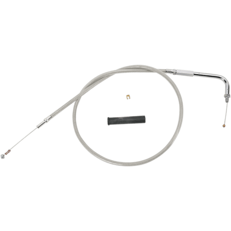 DRAG SPECIALTIES S/STEEL IDLE CABLE (5342150B) - DRIVEN Canada's Powersports 0651 - 06205342150B