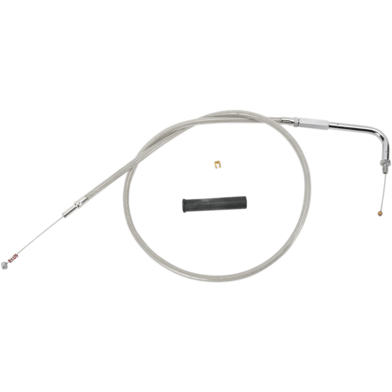 DRAG SPECIALTIES S/STEEL IDLE CABLE (5342152B) - DRIVEN Canada's Powersports 0651 - 06225342152B