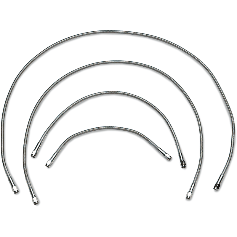 DRAG SPECIALTIES 56" BRAIDED UNIV BRAKE LINE (856) - DRIVEN Canada's Powersports 856