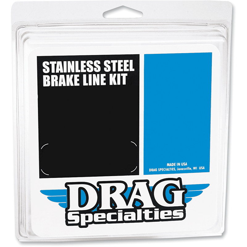 DRAG SPECIALTIES 56" BRAIDED UNIV BRAKE LINE (856) - DRIVEN Canada's Powersports 856