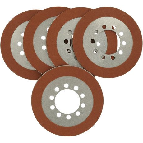 DRAG SPECIALTIES 68 - E84 B/T ORGANIC CLUTCH PLATE KIT (1131 - 0427) - DRIVEN Canada's Powersports 1131 - 0427