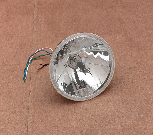 DRAG SPECIALTIES 7" DIAMOND LIGHT W/H4 BULB DS - 280189 (DS280189) - DRIVEN Canada's Powersports DS280189