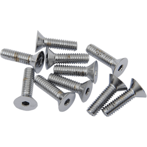 DRAG SPECIALTIES 8 - 32 X 3/4"FLAT HEAD SCREWS (10) (MPB568) - DRIVEN Canada's Powersports 632393175869MPB568