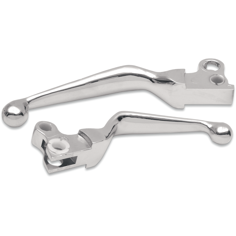 DRAG SPECIALTIES 82 - 95 CHROME WIDE LEVER SET (DS - 273145A) - DRIVEN Canada's Powersports DS - 273145A