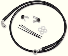 DRAG SPECIALTIES 84 - 98FXST FRT BRAKE LINE KIT - DRIVEN Canada's Powersports 640115 - BLK