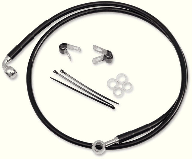 DRAG SPECIALTIES 84 - 98FXST FRT BRAKE LINE KIT - DRIVEN Canada's Powersports 640115 - BLK