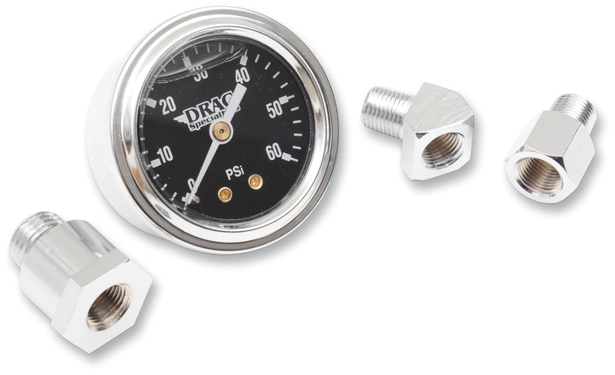 DRAG SPECIALTIES 84 - 99 EVO O/PRESS GAUGE KIT FACE - DRIVEN Canada's Powersports DS - 244112