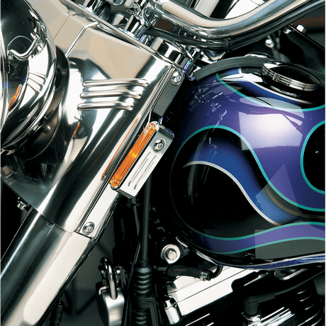 DRAG SPECIALTIES 86 - 14 FLST MARKER LIGHTS BRACKETS (PR) - DRIVEN Canada's Powersports DS - 280230