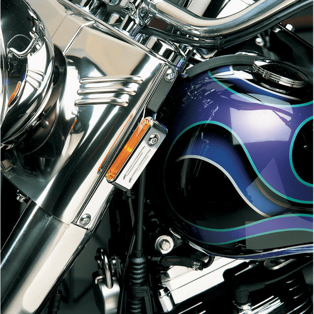 DRAG SPECIALTIES 86 - 14 FLST MARKER LIGHTS BRACKETS (PR) - DRIVEN Canada's Powersports DS - 280230