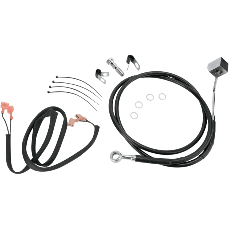 DRAG SPECIALTIES 87 - 99 FLSTC RR S/B BRAKE LINE KIT (1741 - 2949) - DRIVEN Canada's Powersports 1741 - 2949