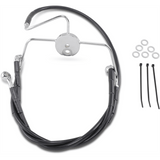 DRAG SPECIALTIES 94 - 07 FLHR +4BLK FRT BRK LINE KIT (644410 - 4BLK) - DRIVEN Canada's Powersports 644410 - 4BLK