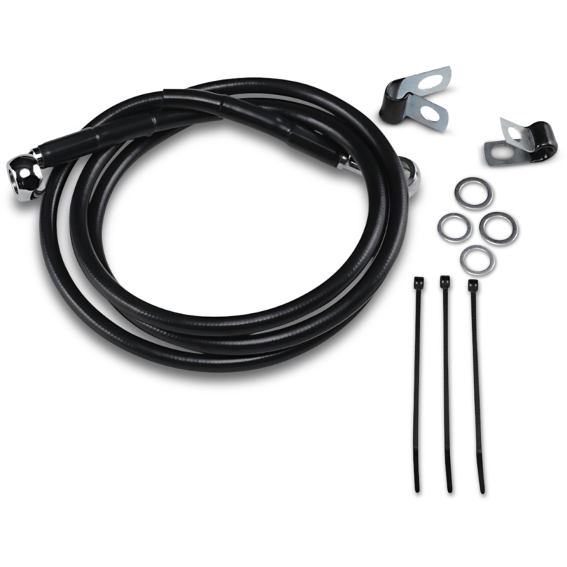 DRAG SPECIALTIES 95 - 99FXD/88 - 03XL +10 FRT BRK LINE KI - DRIVEN Canada's Powersports 640113 - 10BLK