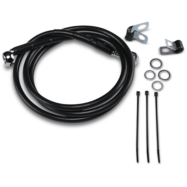 DRAG SPECIALTIES 95 - 99FXD/88 - 03XL +10 FRT BRK LINE KI - DRIVEN Canada's Powersports 640113 - 10BLK