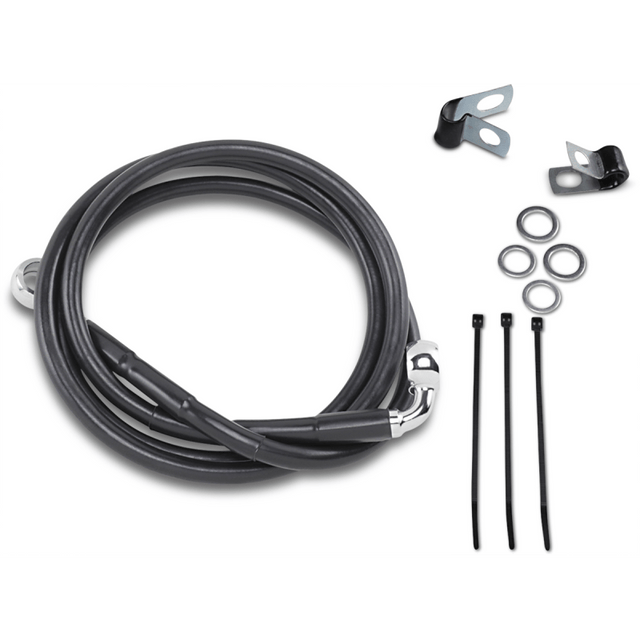 DRAG SPECIALTIES 95 - 99FXD/88 - 03XL +6 FRT BRK LINE KI - DRIVEN Canada's Powersports 640113 - 6BLK