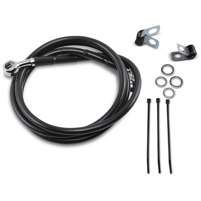 DRAG SPECIALTIES 95 - 99FXD/88 - 03XL +8 FRT BRK LINE KI - DRIVEN Canada's Powersports 640113 - 8BLK