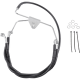 DRAG SPECIALTIES 96 - 07 FLHT/X +4BLK FRT BRK LINE KIT (660411 - 4BLK) - DRIVEN Canada's Powersports 660411 - 4BLK