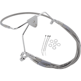 DRAG SPECIALTIES 96-07 FLHT/X FRT S/S BRAKE LINE KIT +4 Front - Driven Powersports
