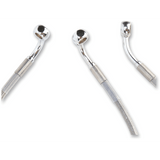 DRAG SPECIALTIES 96 - 07 FLHT/X FRT S/S BRAKE LINE KIT +4 (660411 - 4) - DRIVEN Canada's Powersports 660411 - 4