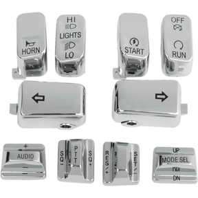 DRAG SPECIALTIES 96 - 13 TOURING 10PCS H/BAR SWITCH CAP KIT (0616 - 0130) - DRIVEN Canada's Powersports 0616 - 0130