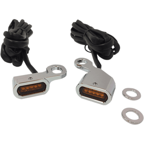 DRAG SPECIALTIES 96 - 14 S/TAIL LED H/B MRKR LIGHTS AMBR PR - DRIVEN Canada's Powersports L22 - 0230CAE
