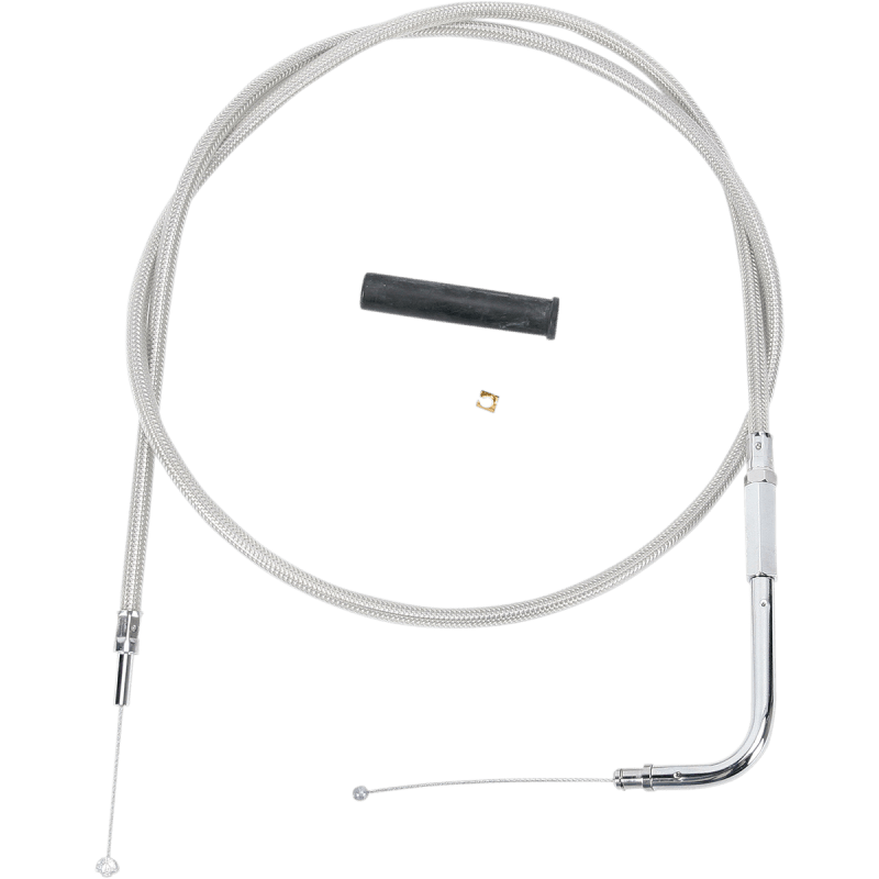 DRAG SPECIALTIES 96 - UP 43.5" S/S THROTTLE CABLE (5332104B) - DRIVEN Canada's Powersports 0650 - 03035332104B