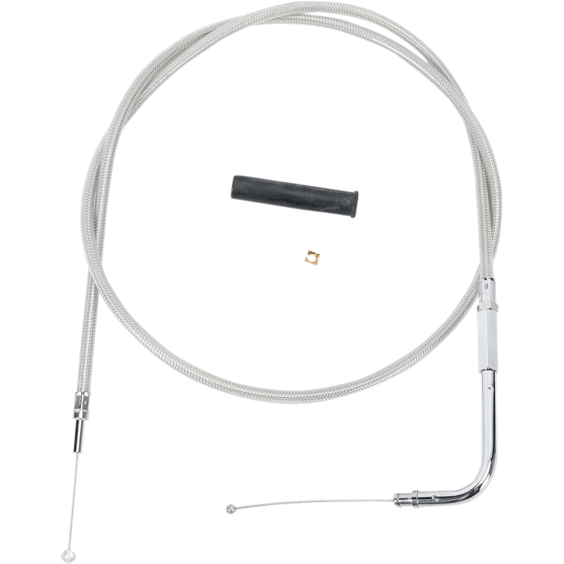 DRAG SPECIALTIES 96 - UP 45.5" S/S THROTTLE CABLE (5332106B) - DRIVEN Canada's Powersports 0650 - 03045332106B