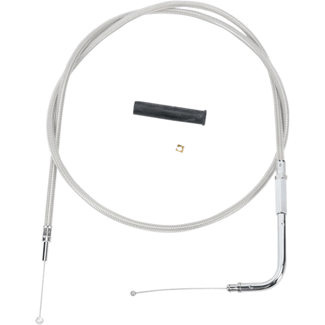 DRAG SPECIALTIES 96 - UP 47.5" S/S THROTTLE CABLE (5332108B) - DRIVEN Canada's Powersports 0650 - 03055332108B