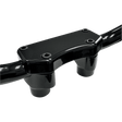 DRAG SPECIALTIES BLACK 1.5" RISERS W/TOP CAP (0602 - 0256) - DRIVEN Canada's Powersports 0602 - 0256