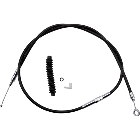 DRAG SPECIALTIES BLACK 62 - 11/16 FL HE CLUTCH CABLE (4322400HE) - DRIVEN Canada's Powersports 0652 - 14354322400HE