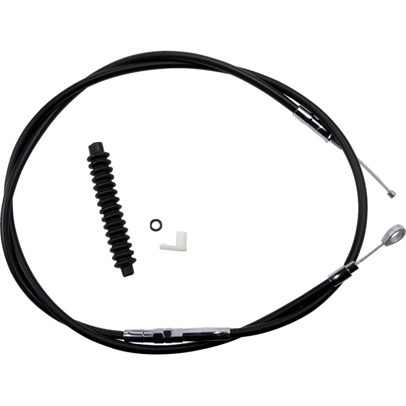 DRAG SPECIALTIES BLACK 72 - 11/16 FL HE CLUTCH CABLE (4322410HE) - DRIVEN Canada's Powersports 0652 - 14404322410HE