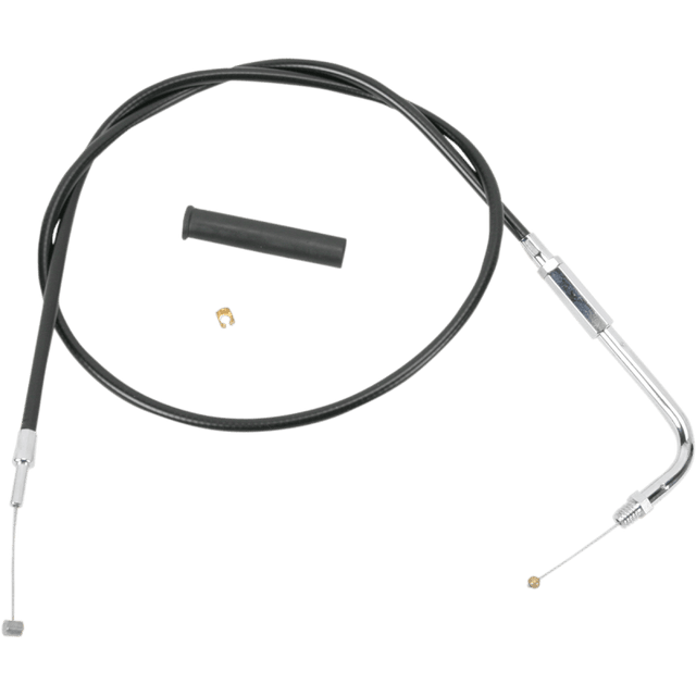 DRAG SPECIALTIES BLACK FXR THROTTLE CABLE (4330500B) - DRIVEN Canada's Powersports 0650 - 03484330500B