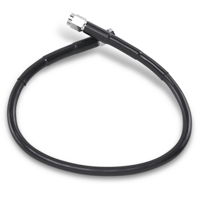 DRAG SPECIALTIES BLACK S/S BRAKE LINE 17" (817 - BLK) - DRIVEN Canada's Powersports 817 - BLK