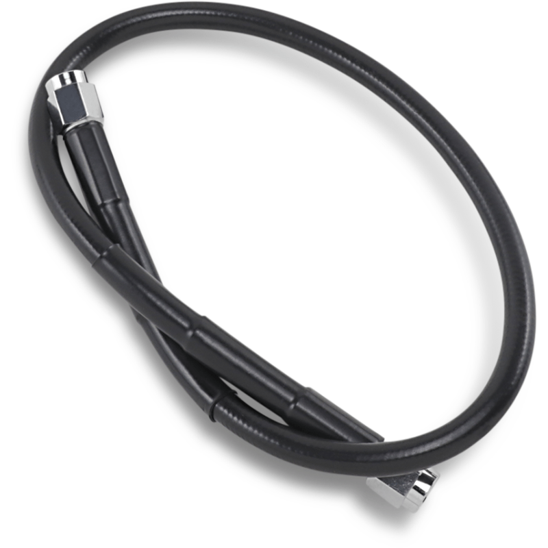 DRAG SPECIALTIES BLACK S/S BRAKE LINE 20" (820 - BLK) - DRIVEN Canada's Powersports 820 - BLK