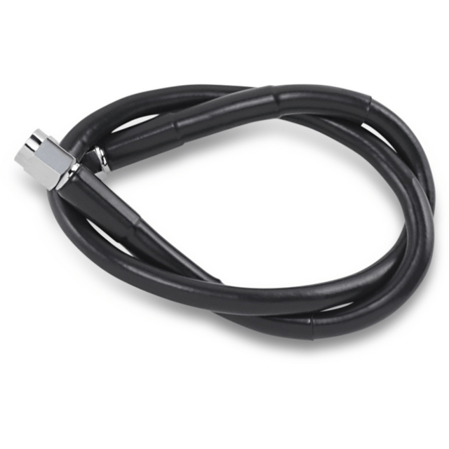 DRAG SPECIALTIES BLACK S/S BRAKE LINE 21" (1741 - 2710) - DRIVEN Canada's Powersports 1741 - 2710