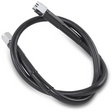 DRAG SPECIALTIES BLACK S/S BRAKE LINE 22" (1741 - 2711) - DRIVEN Canada's Powersports 1741 - 2711