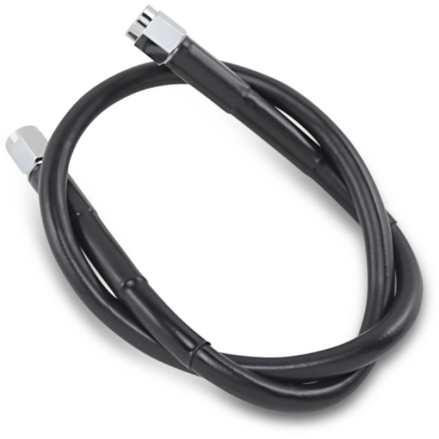 DRAG SPECIALTIES BLACK S/S BRAKE LINE 22" (1741 - 2711) - DRIVEN Canada's Powersports 1741 - 2711