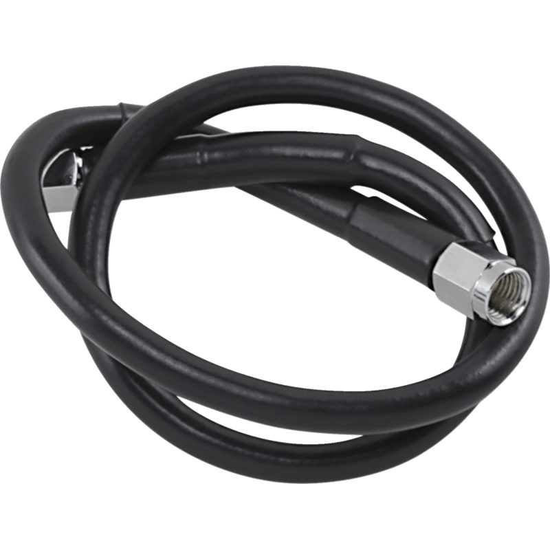 DRAG SPECIALTIES BLACK S/S BRAKE LINE 23" (823 - BLK) - DRIVEN Canada's Powersports 823 - BLK