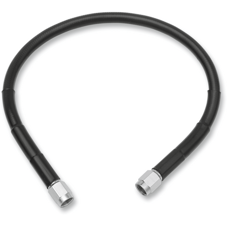 DRAG SPECIALTIES BLACK S/S BRAKE LINE 24" (824 - BLK) - DRIVEN Canada's Powersports 824 - BLK