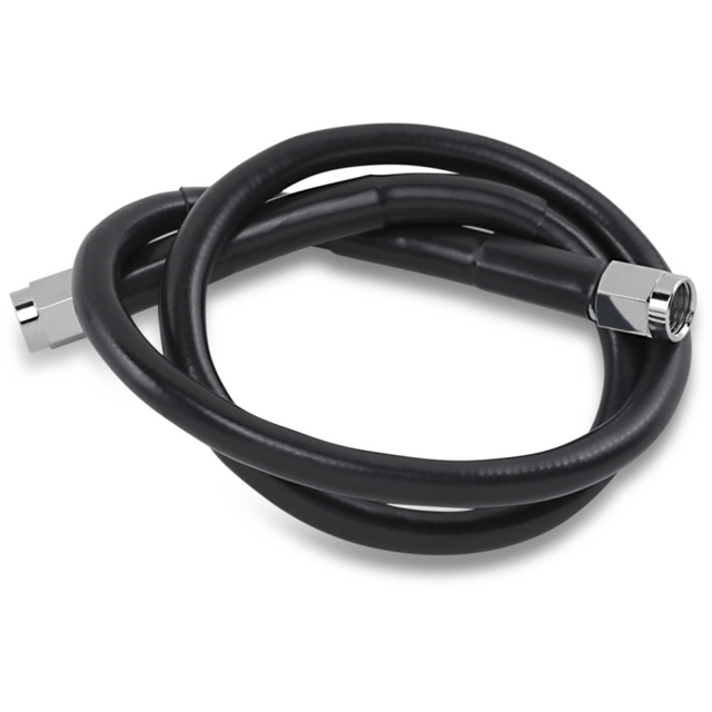 DRAG SPECIALTIES BLACK S/S BRAKE LINE 24" (824 - BLK) - DRIVEN Canada's Powersports 824 - BLK