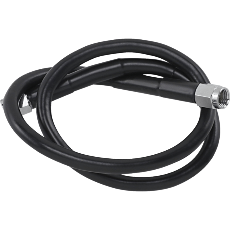DRAG SPECIALTIES BLACK S/S BRAKE LINE 25" (825 - BLK) - DRIVEN Canada's Powersports 825 - BLK