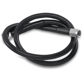 DRAG SPECIALTIES BLACK S/S BRAKE LINE 25" (825 - BLK) - DRIVEN Canada's Powersports 825 - BLK