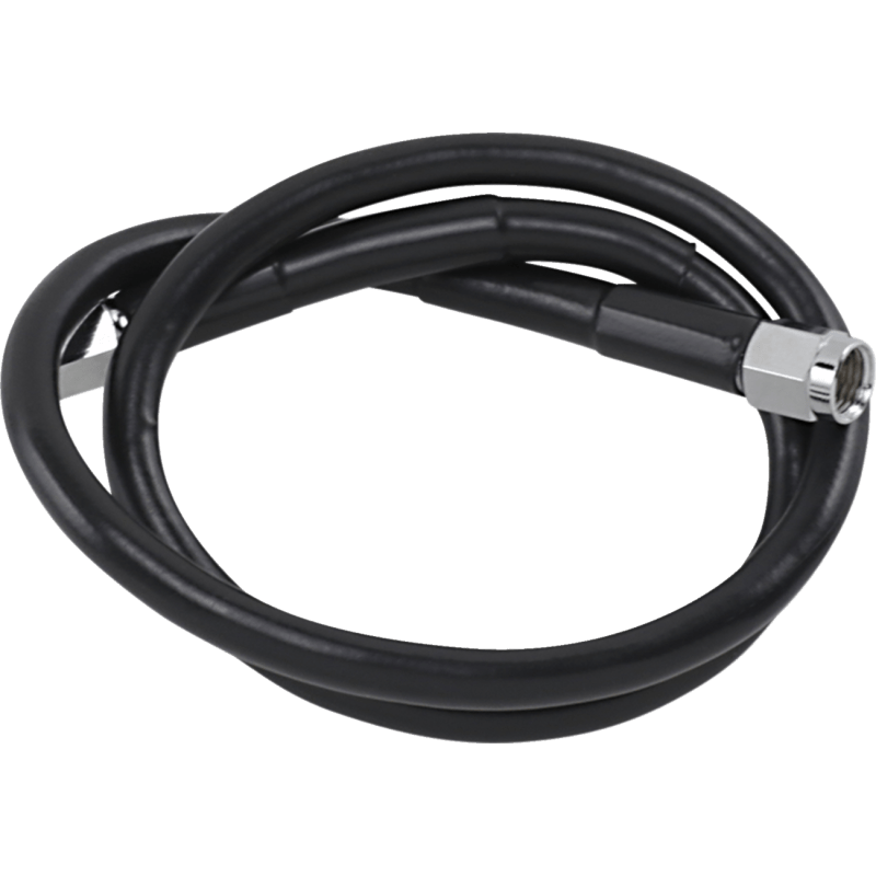 DRAG SPECIALTIES BLACK S/S BRAKE LINE 26" (826 - BLK) - DRIVEN Canada's Powersports 826 - BLK