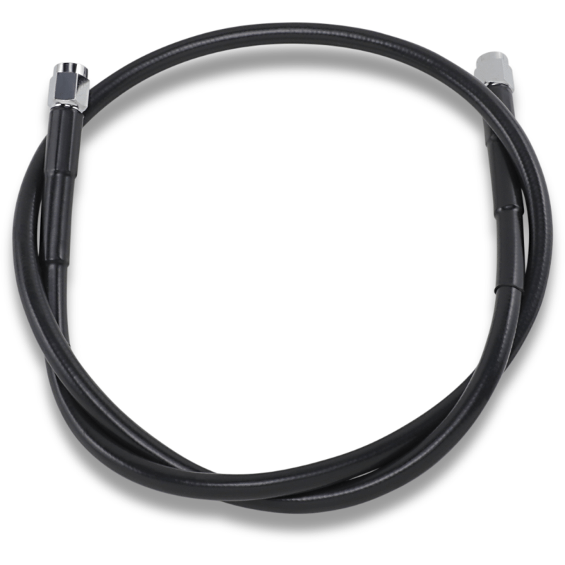 DRAG SPECIALTIES BLACK S/S BRAKE LINE 34" (834 - BLK) - DRIVEN Canada's Powersports 834 - BLK