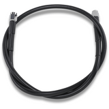 DRAG SPECIALTIES BLACK S/S BRAKE LINE 34" (834 - BLK) - DRIVEN Canada's Powersports 834 - BLK