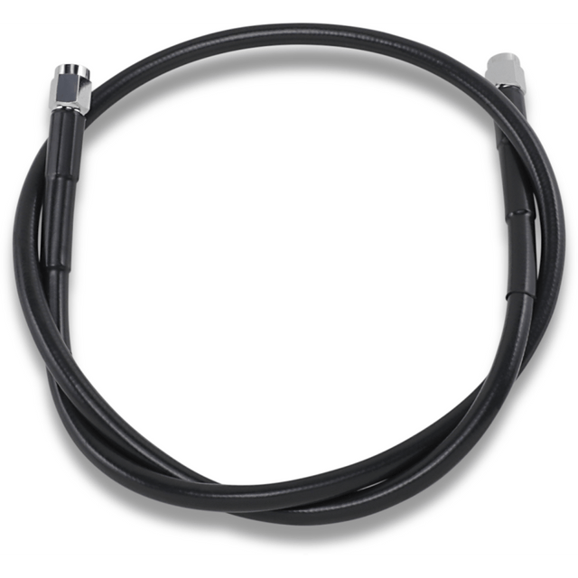 DRAG SPECIALTIES BLACK S/S BRAKE LINE 34" (834 - BLK) - DRIVEN Canada's Powersports 834 - BLK