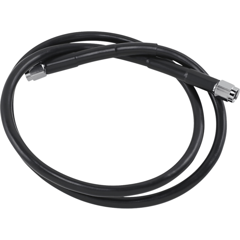 DRAG SPECIALTIES BLACK S/S BRAKE LINE 38" (838 - BLK) - DRIVEN Canada's Powersports 838 - BLK