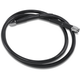 DRAG SPECIALTIES BLACK S/S BRAKE LINE 38" (838 - BLK) - DRIVEN Canada's Powersports 838 - BLK