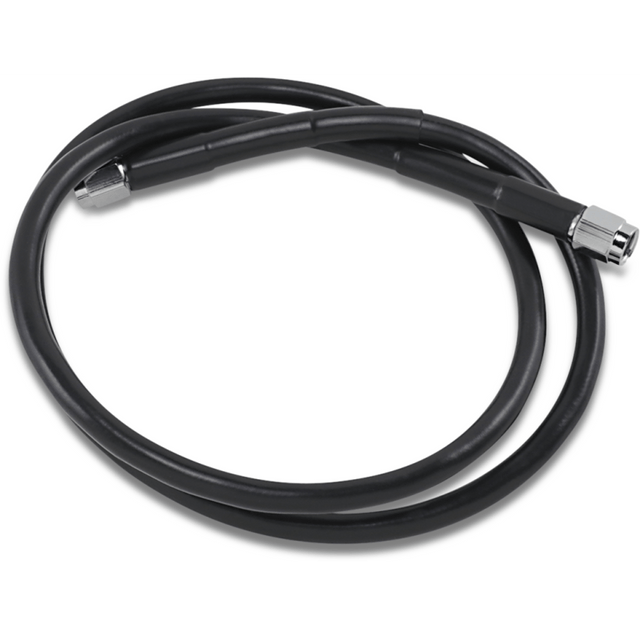 DRAG SPECIALTIES BLACK S/S BRAKE LINE 38" (838 - BLK) - DRIVEN Canada's Powersports 838 - BLK